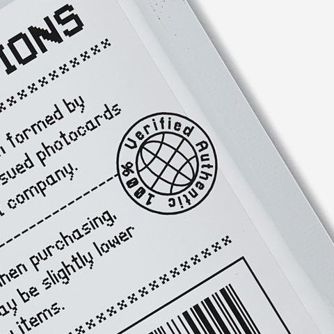 100% Official K-POP Photocards